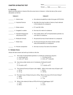 chapter 10 practice test