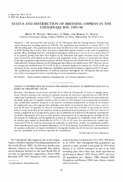 STATUS AND DISTRIBUTION OF BREEDING