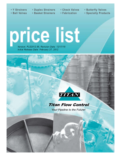 Titan FCI Price List
