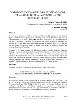 fernando el de triana on popular and flamenco music