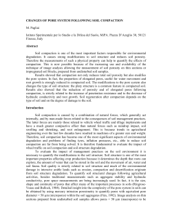 CHANGES OF PORE SYSTEM FOLLOWING SOIL COMPACTION M