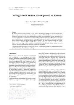 Solving General Shallow Wave Equations on Surfaces