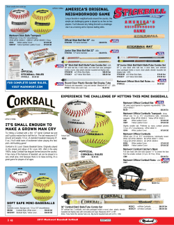 B48 2017 Markwort Baseball Softball Catalog