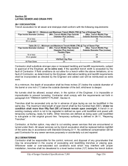 City of Sanger Standard Specifications 7/08 Page 156 Section 26