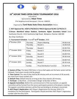 16 adyar times open chess tournament-2016