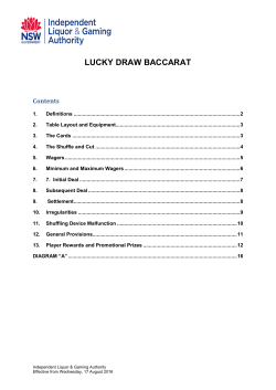 lucky draw baccarat