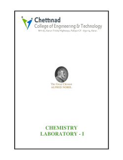 CHEMISTRY LABORATORY