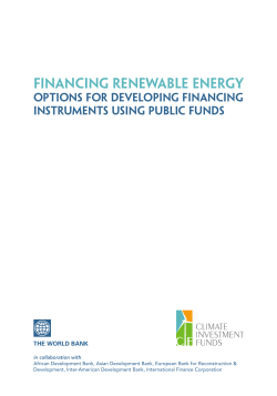 Financing renewable energy