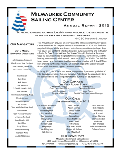 Milwaukee Community Sailing Center