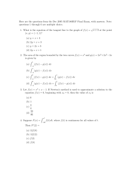 Exam - University of Toronto