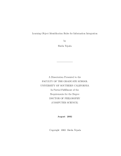 Learning Object Identification Rules for Information Integration by