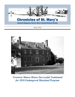 Chronicles of St. Mary`s