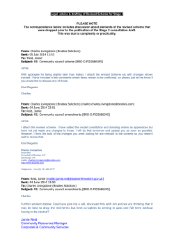 Charles Further answers below. Could you give me a call, discussed