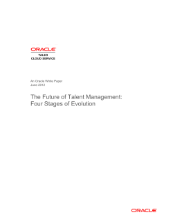 The Future of Talent Management: Four Stages of Evolution