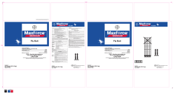 Maxforce Granular Fly Bait 40 lb US79903316C 100406AV1 carton