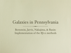 Galaxies in Pennsylvania