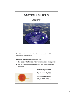 Chemical Equilibrium