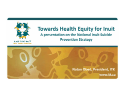 Towards Health Equity for Inuit
