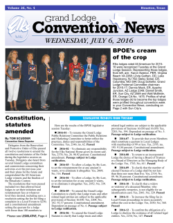Convention News