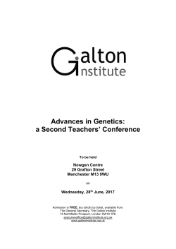 See here - The Galton Institute