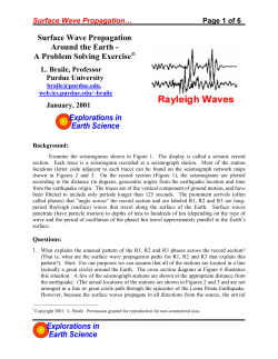 Surface Wave Propagation Around the Earth