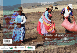 Understanding mountain soils - Food and Agriculture Organization