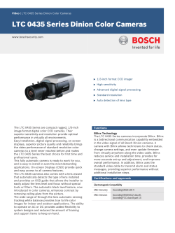 LTC 0435 Series Dinion Color Cameras