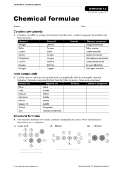 CHAPTER 6: Earth science