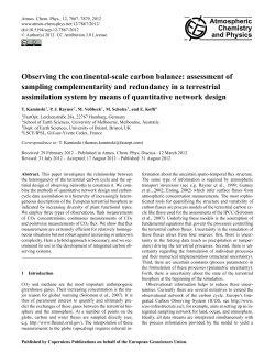 Observing the continental-scale carbon balance