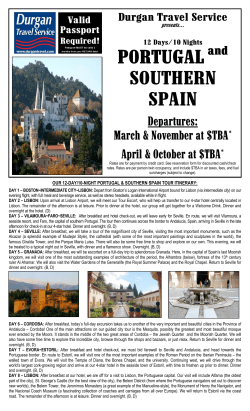 portugal southern spain