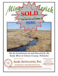 Minor - Colerick Ranch