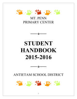 student handbook 2015-2016