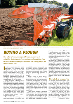 Kuhn buying a Plough