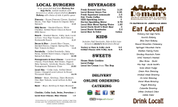 Print Dine In / Out Menu