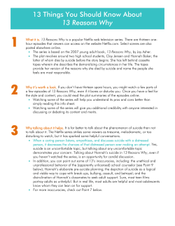 13 Things Adults Should Know About 13 Reasons Why by Dr. Chris