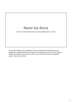 4 years ago i picked up the audiobook of never eat
