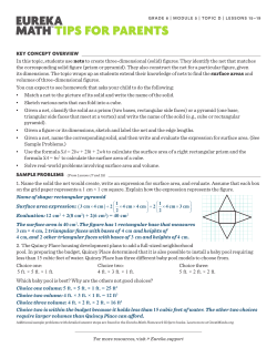 Parent Tips Lessons 15-19