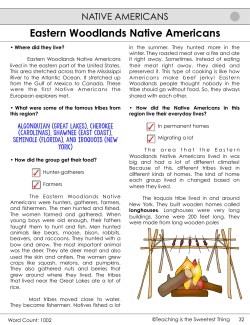 Eastern Woodlands Native Americans