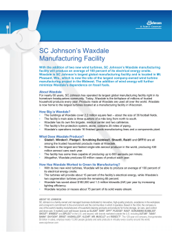FINAL FactSheet - Waxdale