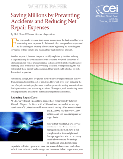Saving Millions by Preventing Accidents and