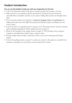 Extract 1: Act 1, Scene 1, lines 98 to 232