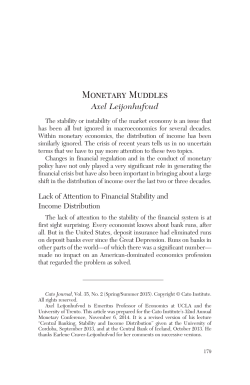 Monetary Muddles