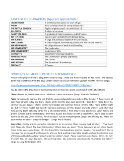 CAST LIST OF CHARACTERS (Ages are