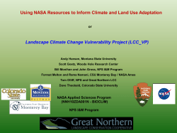 Overview NASA Biodiversity meeting notes, Seattlenotes