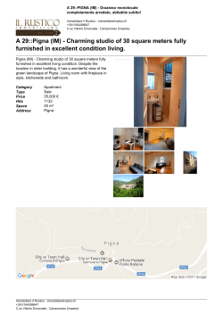A 29::Pigna (IM) - Charming studio of 30 square meters fully