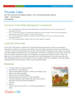 Thunder Cake - The Leader in Me Online