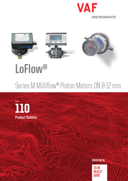 LoFlow&reg; _ 110 - VAF Instruments