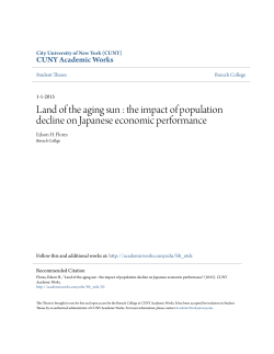 Land of the aging sun : the impact of population decline on