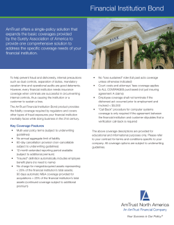 Financial Institution Bond