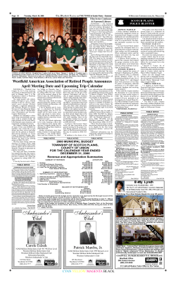 Carole Edzek Patrick Manfra, Jr. Westfield American Association of